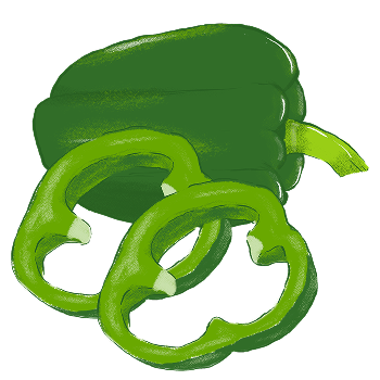Ilustração de pimentão