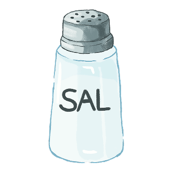 Ilustração de sal